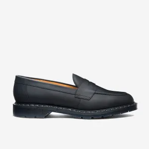 Penny Loafer - Black Greasy