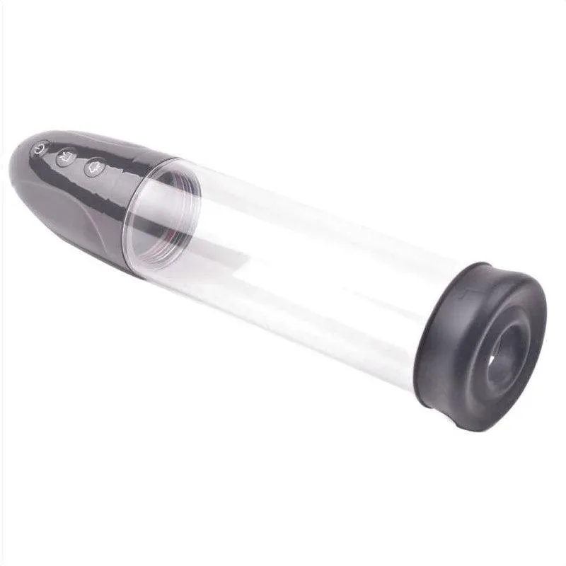 Premium Rechargeable Suction Penis Pump with Sleeve and Donut