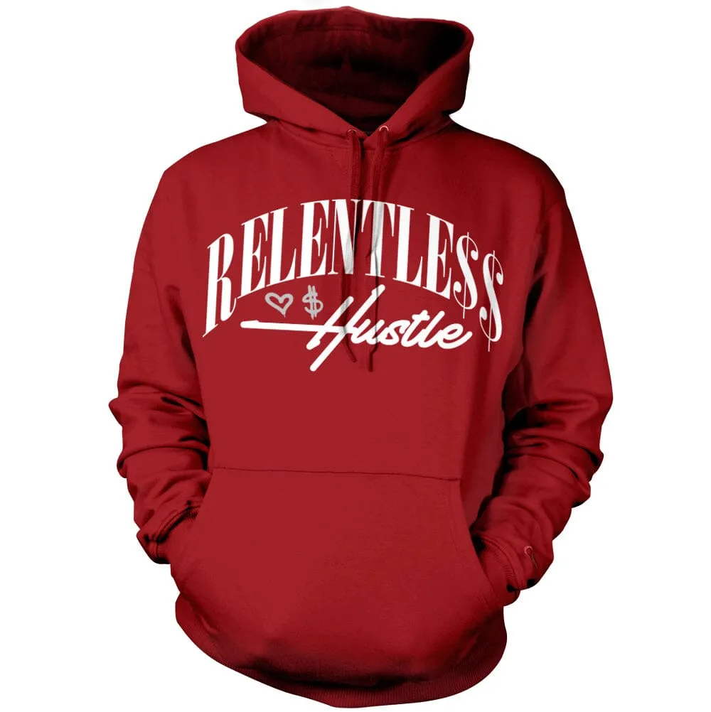 Relentless Hustle - Red Hoodie Sweatshirt