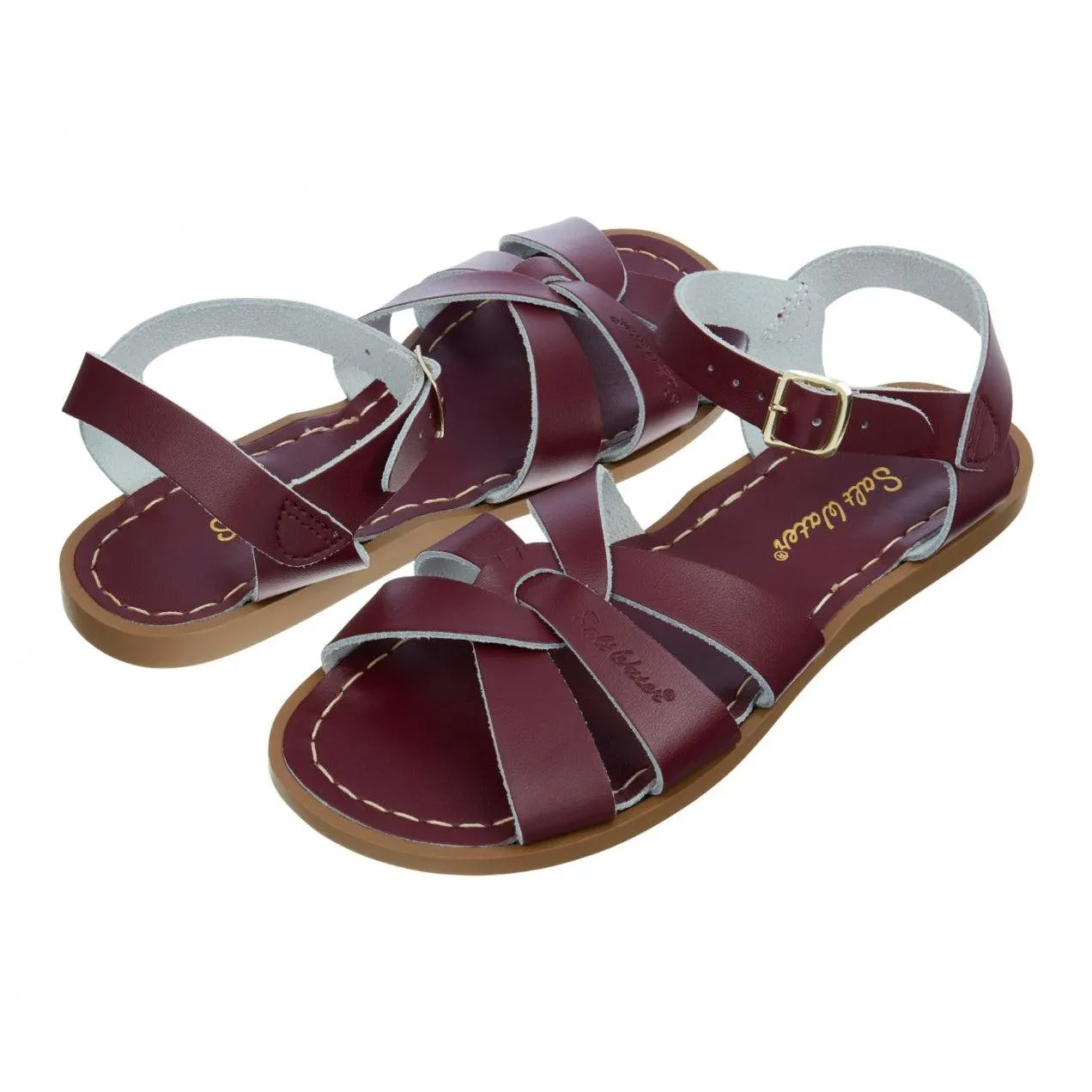 Saltwater Original Sandals - Claret - Kids