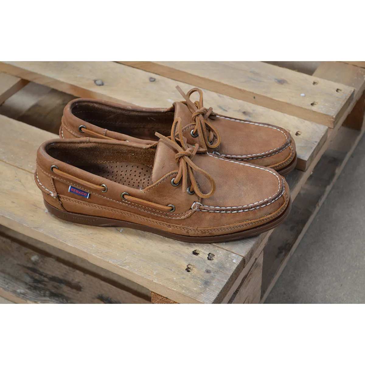 Sebago Schooner Oiled Waxy Deck Shoes