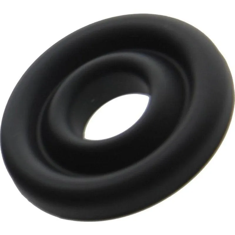 Silicone Donut Cushion Black for Pump Cylinder 1.75in-2.15in Dia