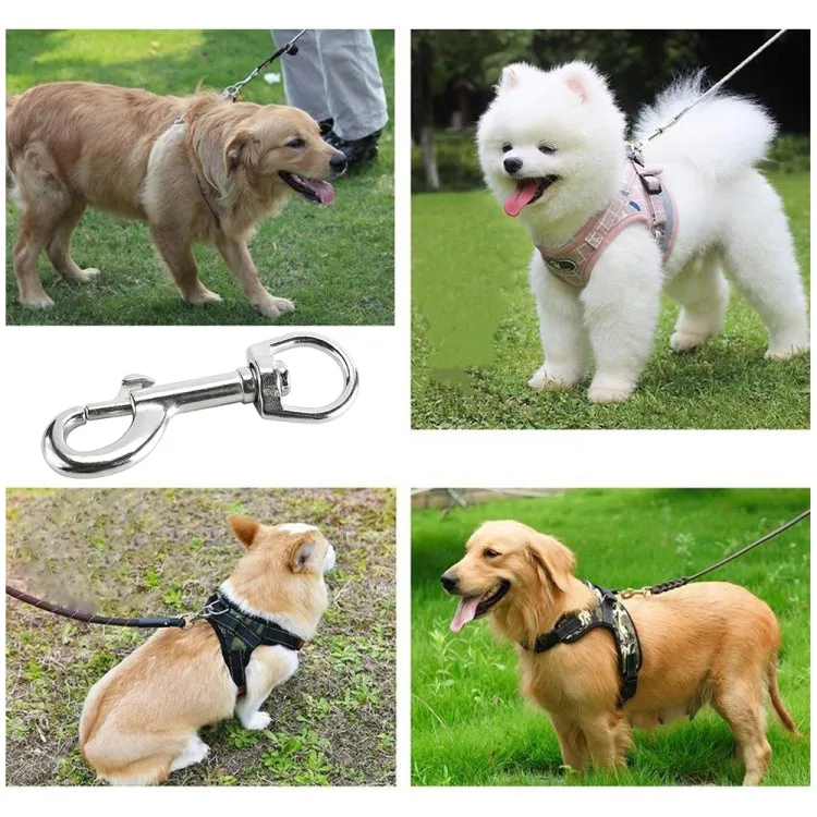 Stainless Steel Swivel Single Hook Pet Leash Hook, Specification: 80mm