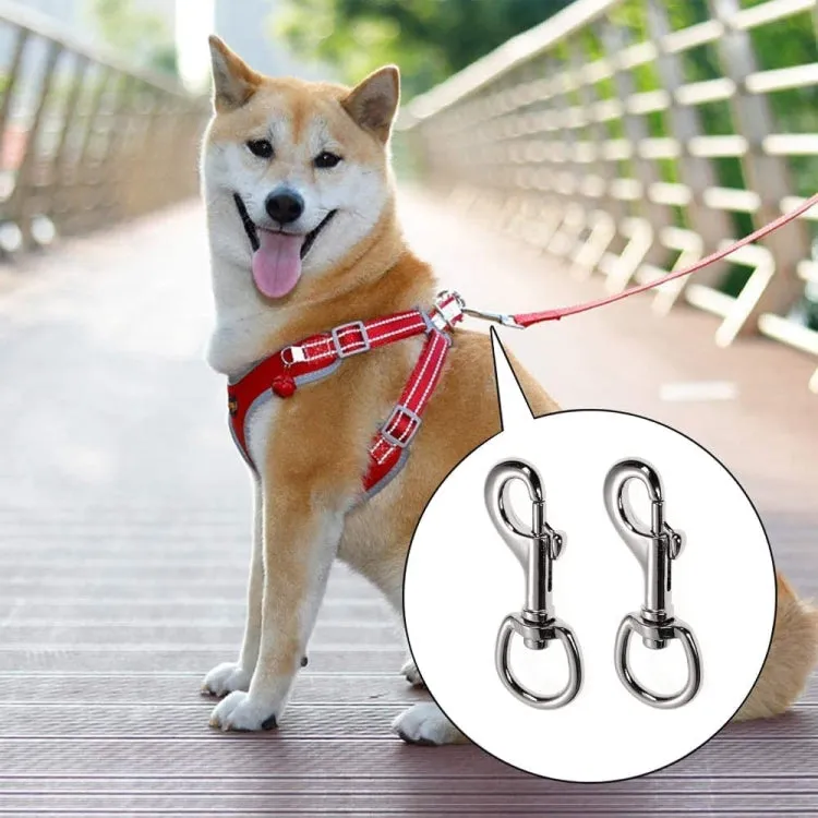 Stainless Steel Swivel Single Hook Pet Leash Hook, Specification: 80mm