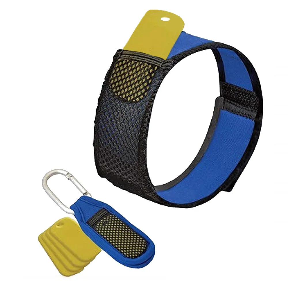 Sting Shield Mosquito Repellent Bracelet & Quick Clip (Blue)