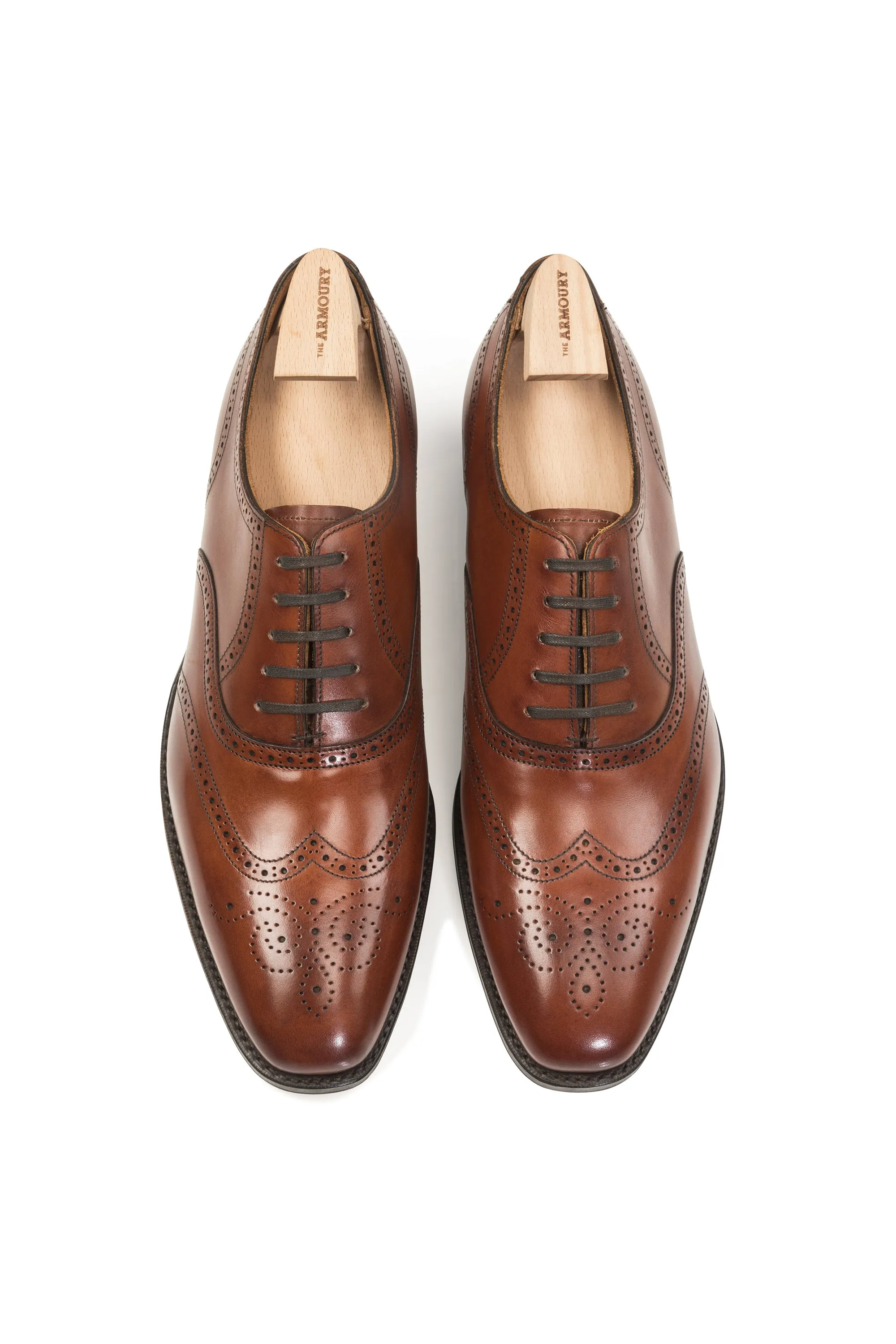 The Armoury Hajime 101579 Gloucester Chestnut Calf Oxford Shoes *factory seconds*