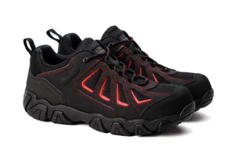 Thorogood Crosstrex Series – SD Oxford Black & Red Safety Toe Hiker