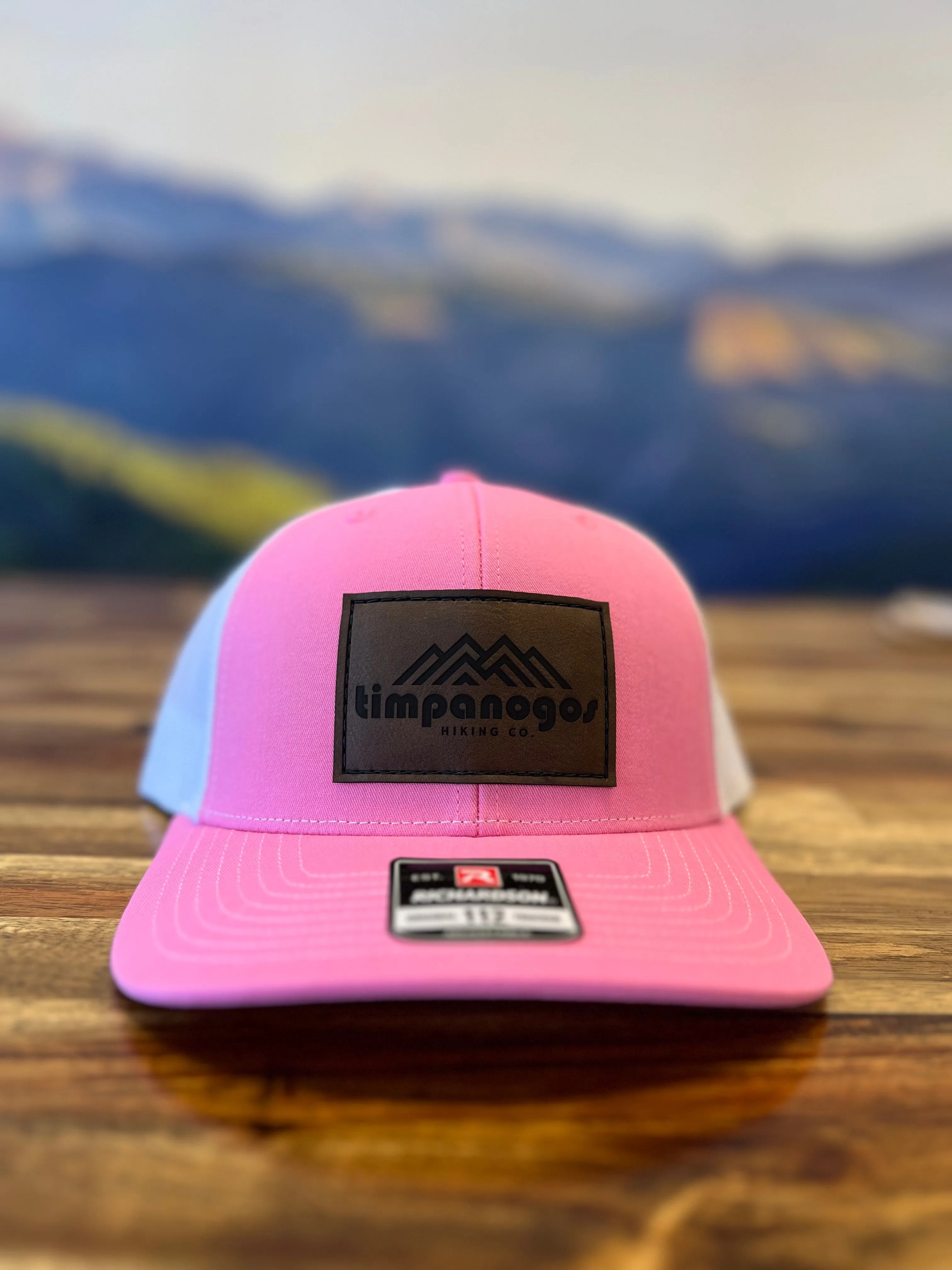 Timpanogos Hiking Co. (Official) Trucker Patch Hat - Pink