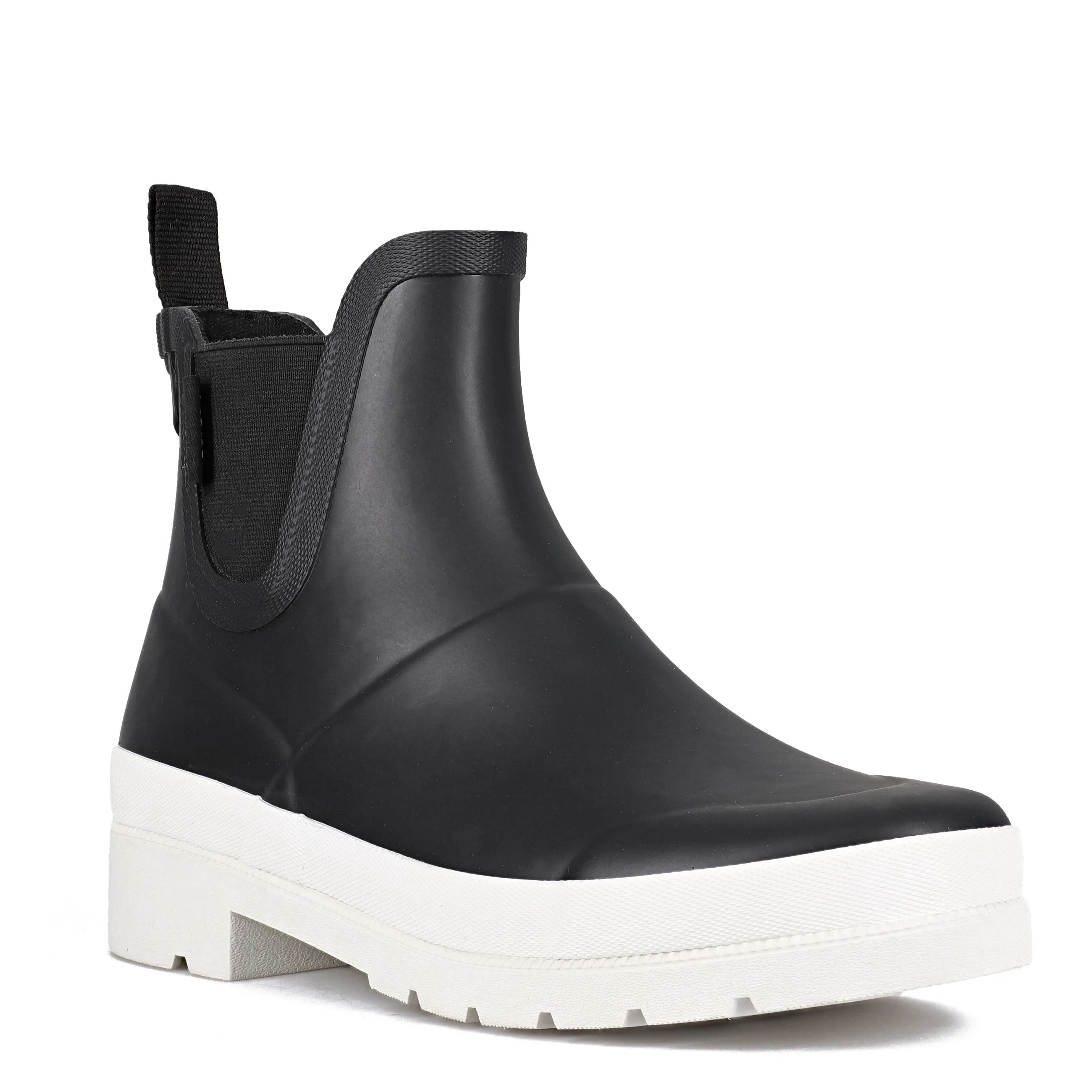 Tretorn Women's Lina 3 Rain Boots in Black White