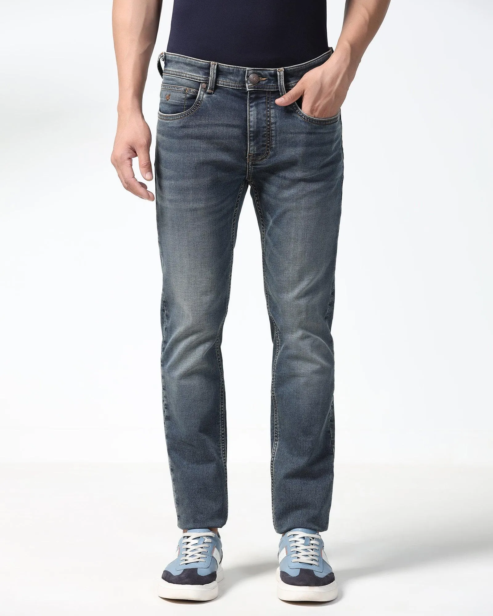 Ultrasoft Slim Yonk Fit Indigo Blue Jeans - Lancer