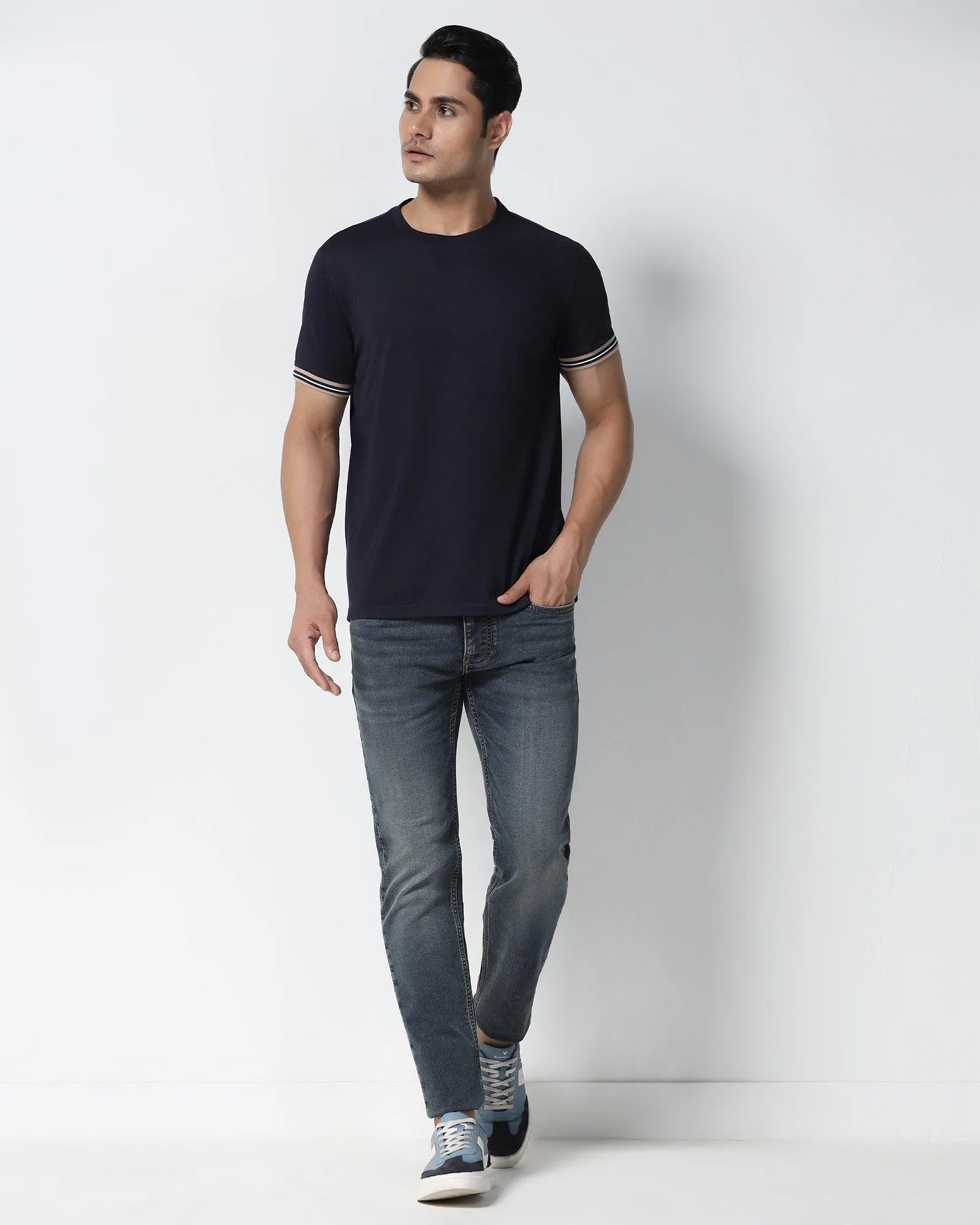 Ultrasoft Slim Yonk Fit Indigo Blue Jeans - Lancer